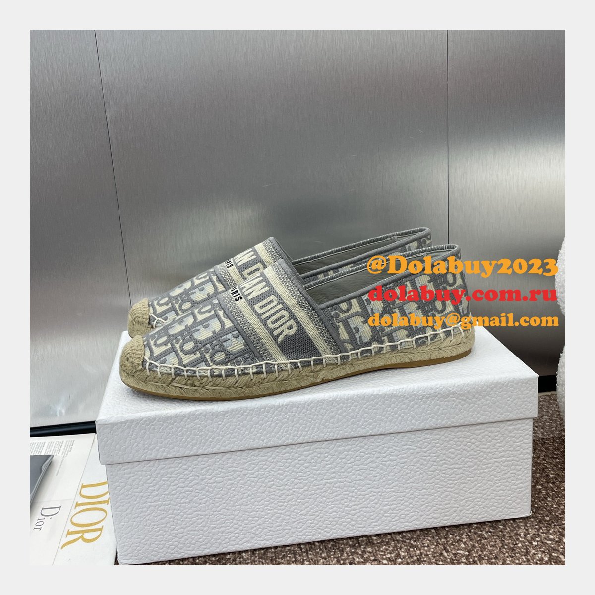 Wholesale Fashion Dior Granville Espadrille