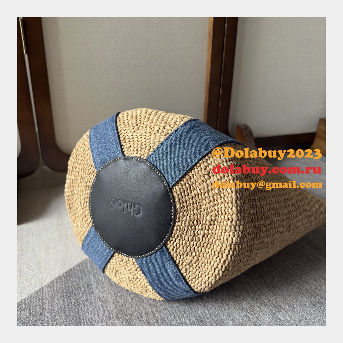 7 Star Luxury Chloe Large Woody Basket BAG