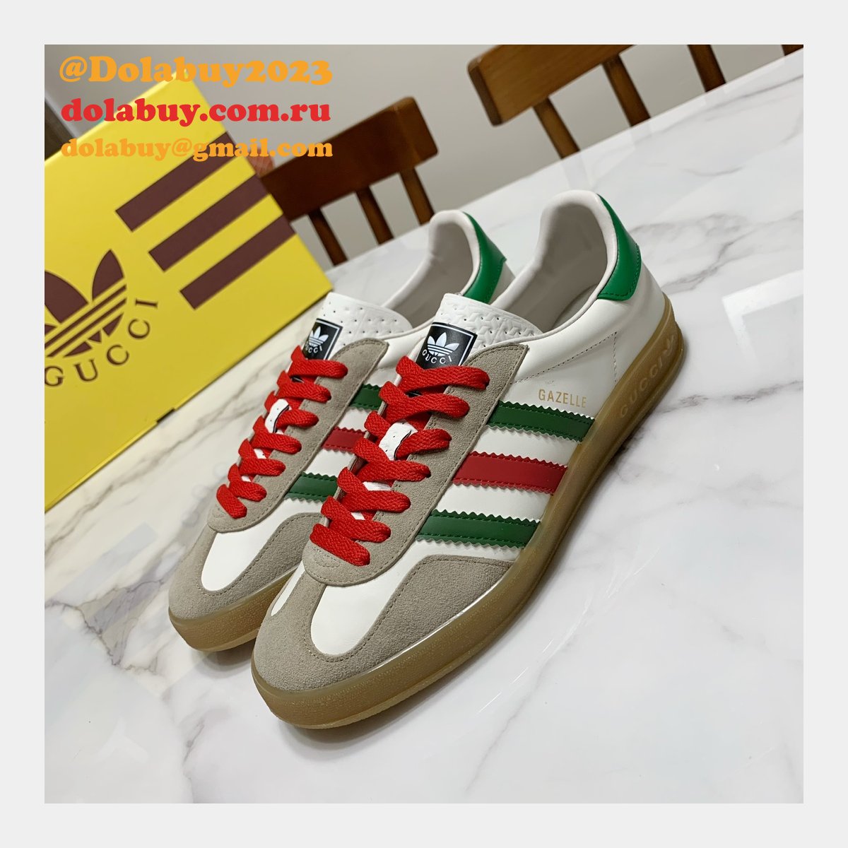 duplicate G*u*i x adidas shamrock joint skate men/women shoes