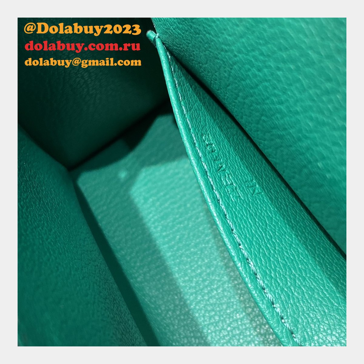 Replica Hermes Vert Jade Green Kelly Online Store Bag