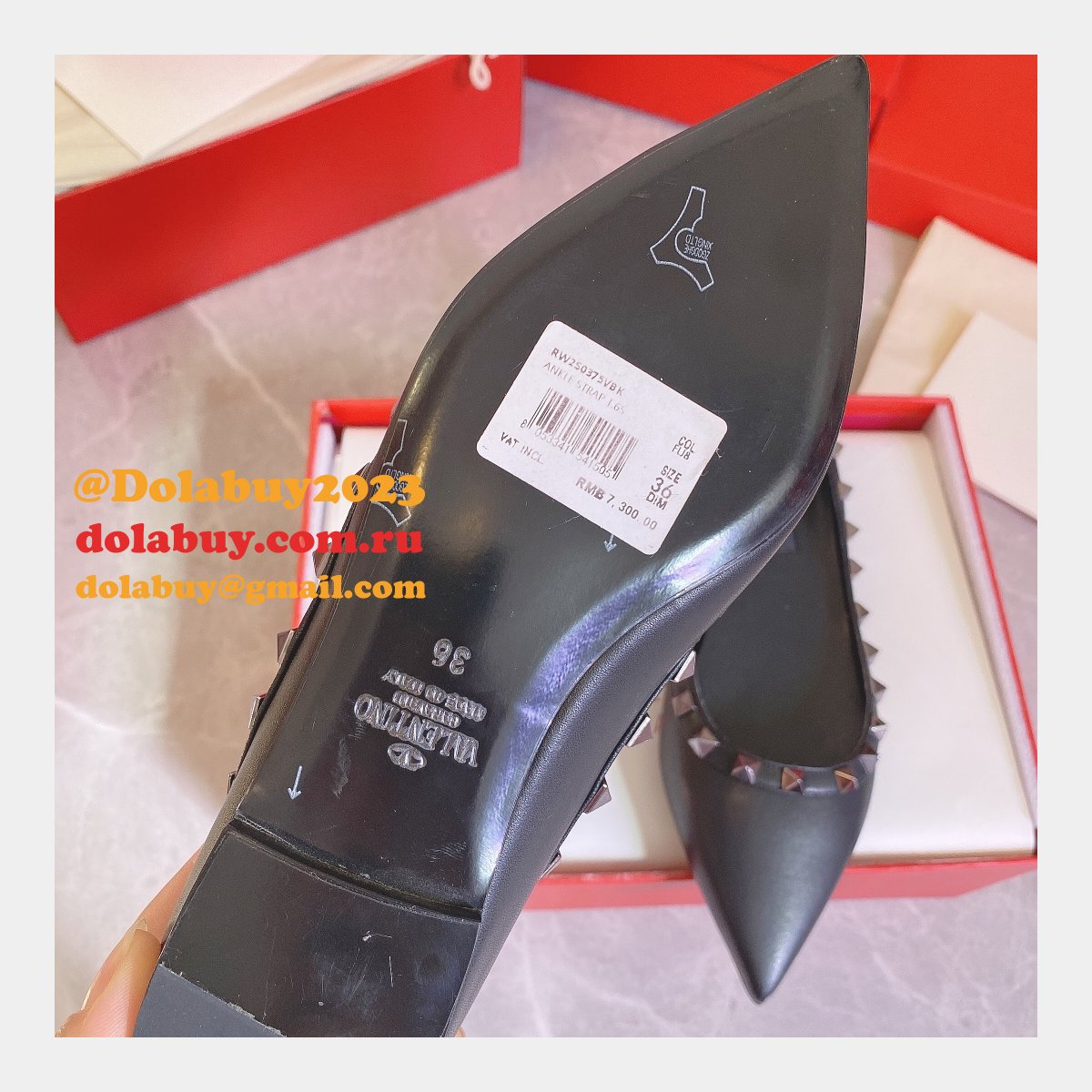 Best valentino replica sneakers heels flats Black Shoes