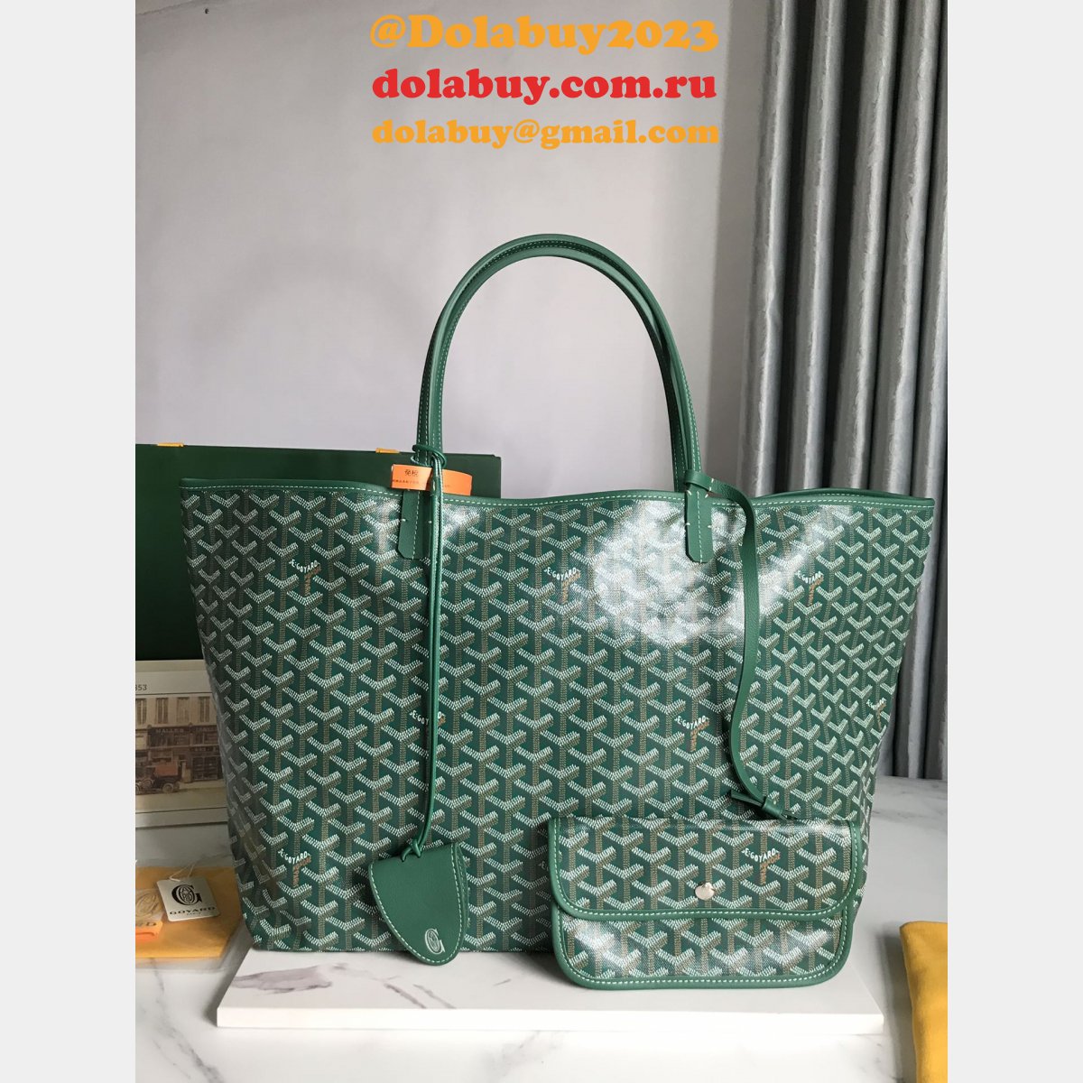 Saint Louis Goyard 020184 020144 Tote Buy Goyardine Fake Bags