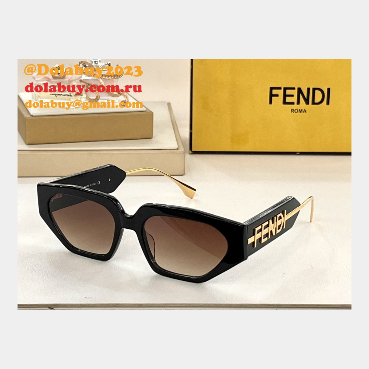 F**di inspired original fd50072l /40128i high quality replica sunglasses