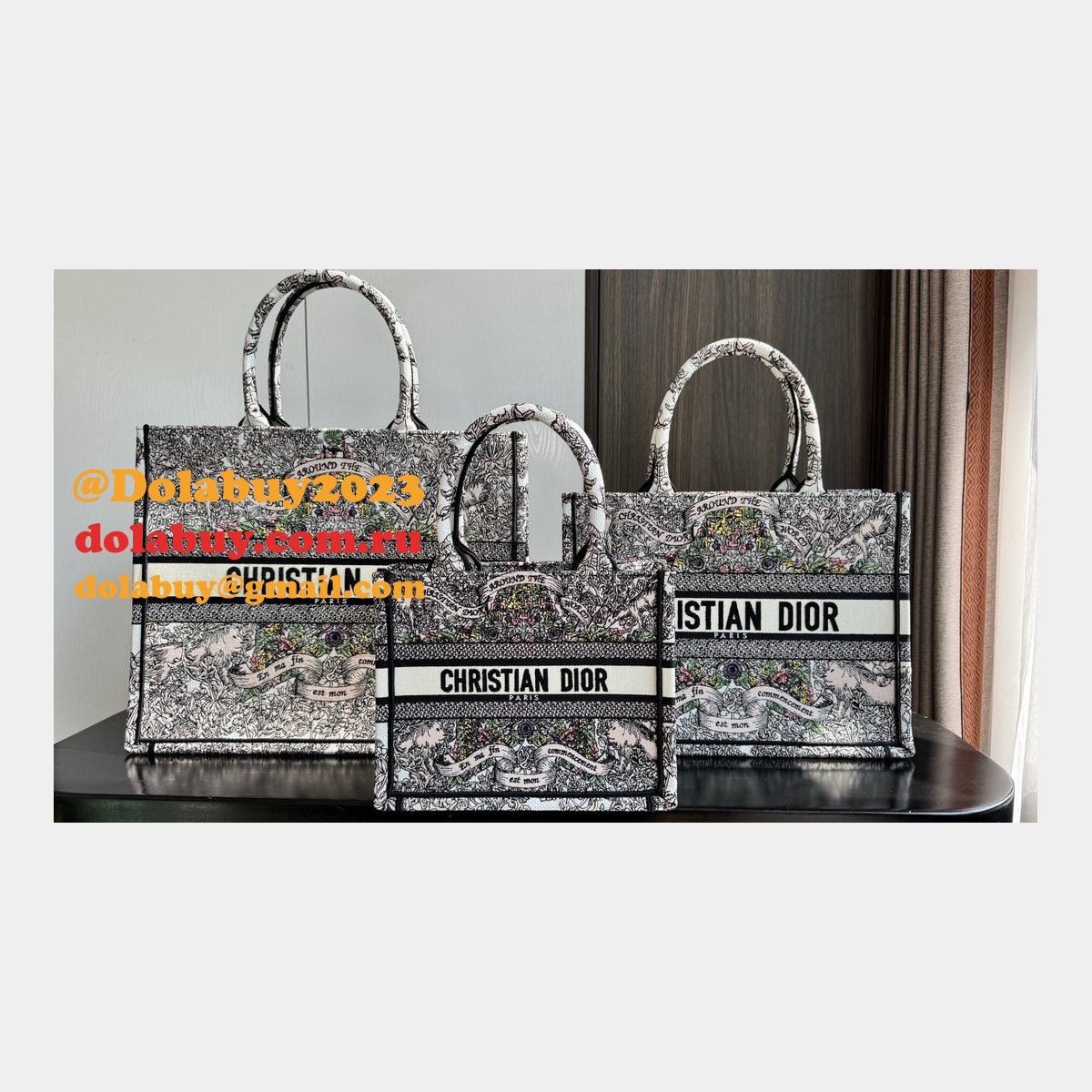 Replica Christian Dior Book Tote 2025 1:1 Mirror Bag