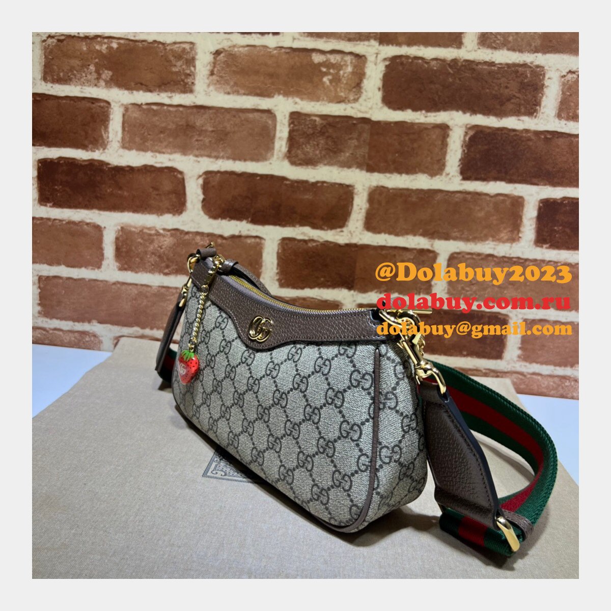 7 star G*u*i 735132 replicas ophidia gg high quality handbag