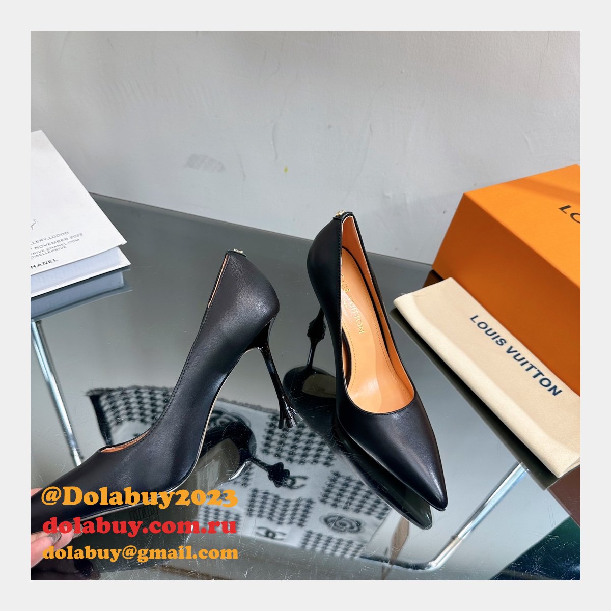 Shoes Pointed Toe High Heel Pumps Replica Louis Vuitton