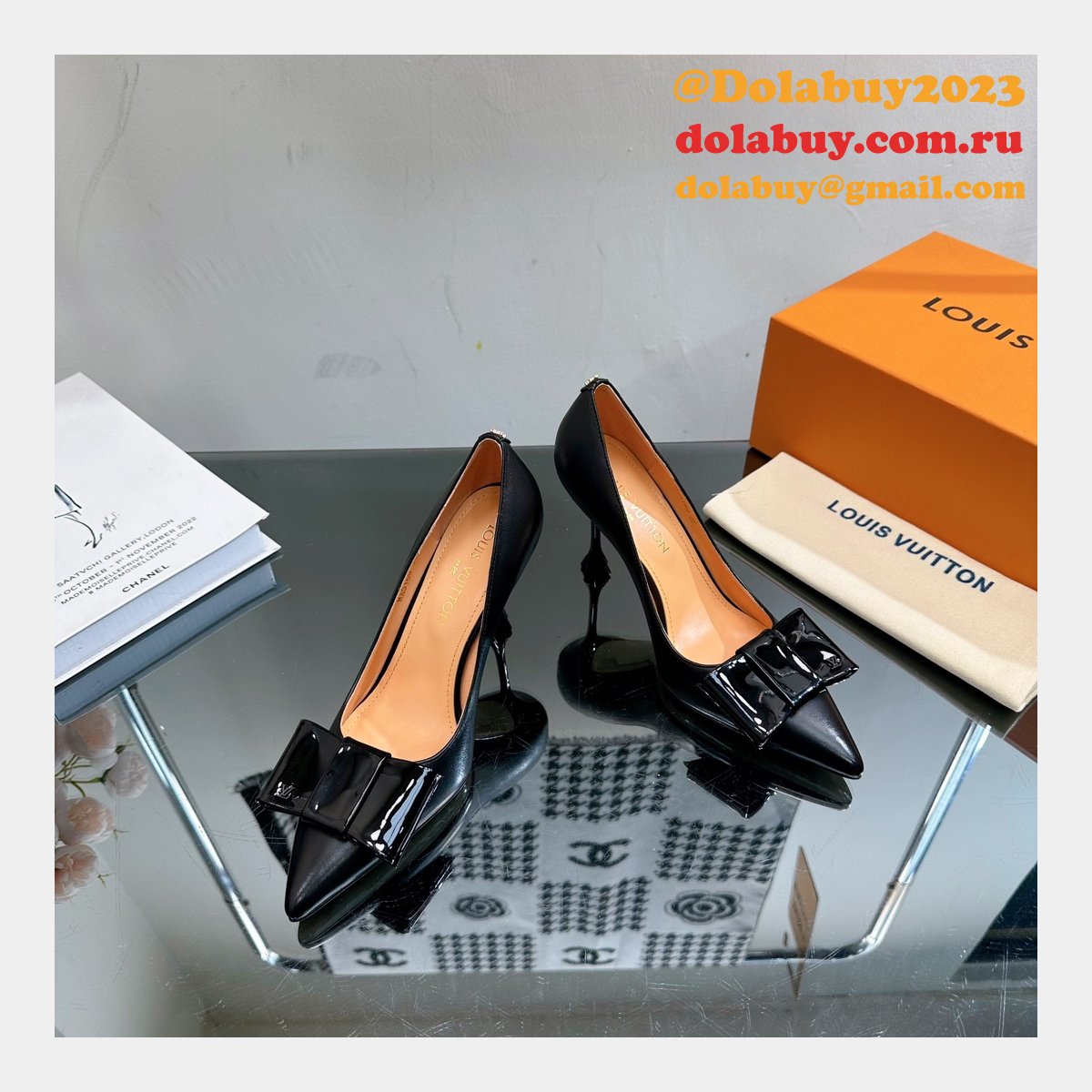 Perfect Replica High Heel Pumps Louis Vuitton Shoes