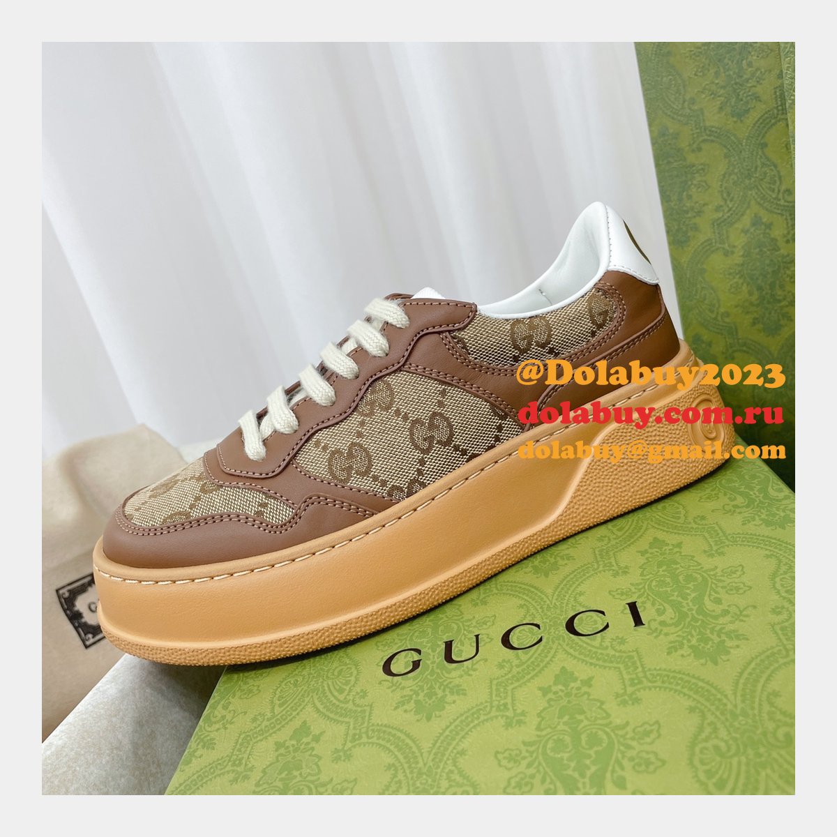G*u*i replica gg logo shoes online