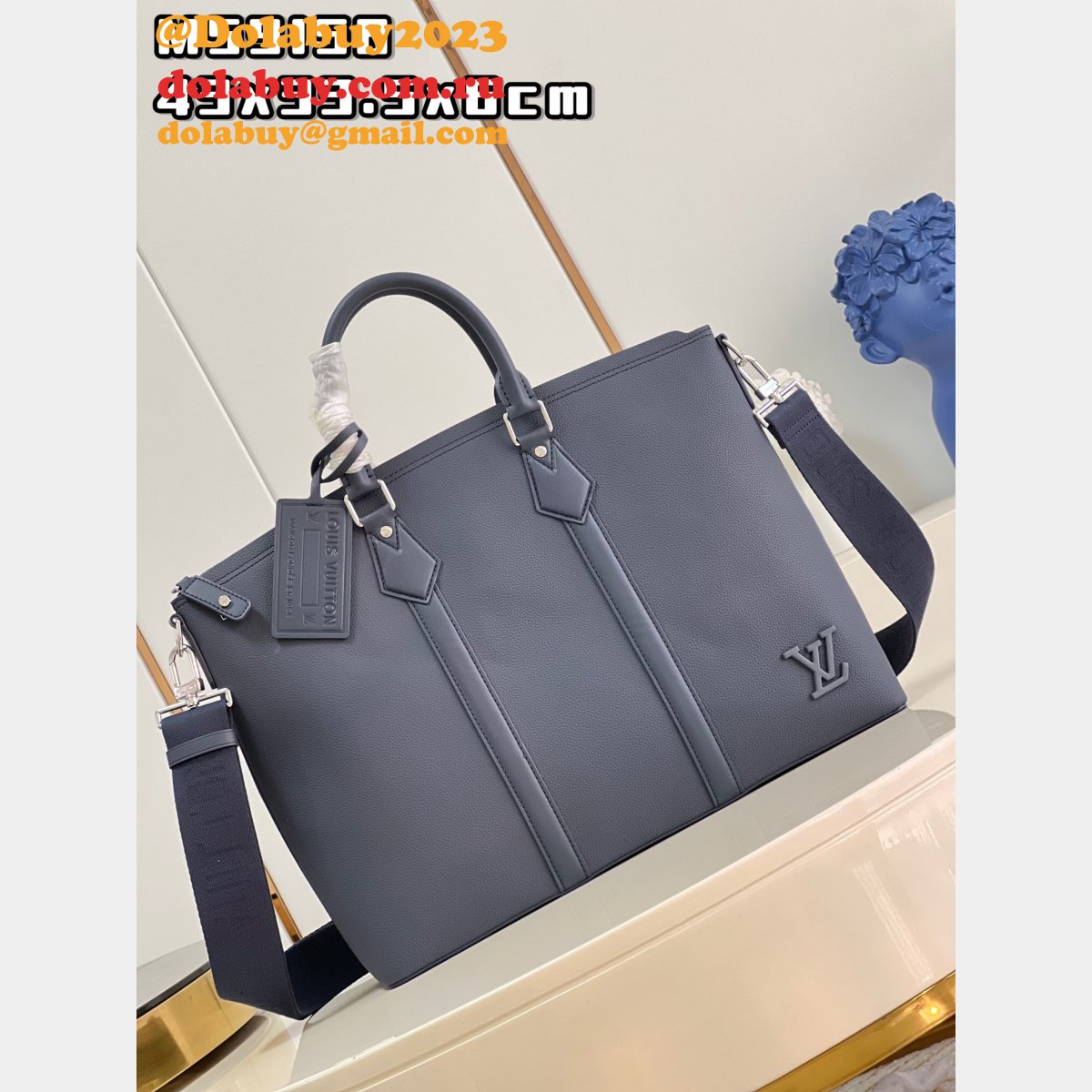 Cheap Wholesale Replicas Louis Vuitton M59158 Lock It Tote LV Aerogram