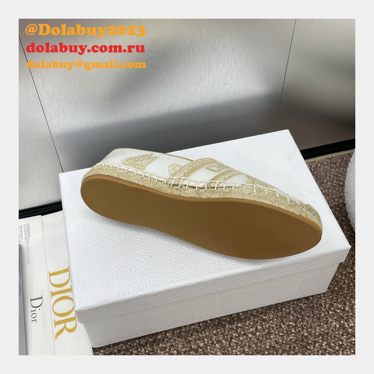 Wholesale Fashion Dior Granville Espadrille