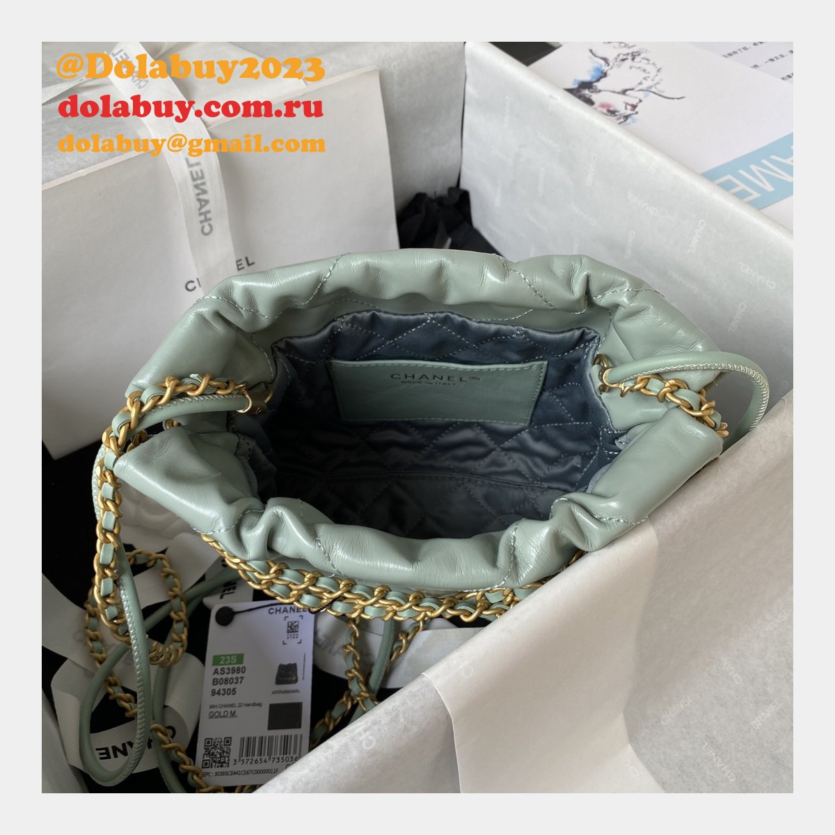 7 Star CC Wholesale AS3980 CALFSKIN CC BAG 20CM