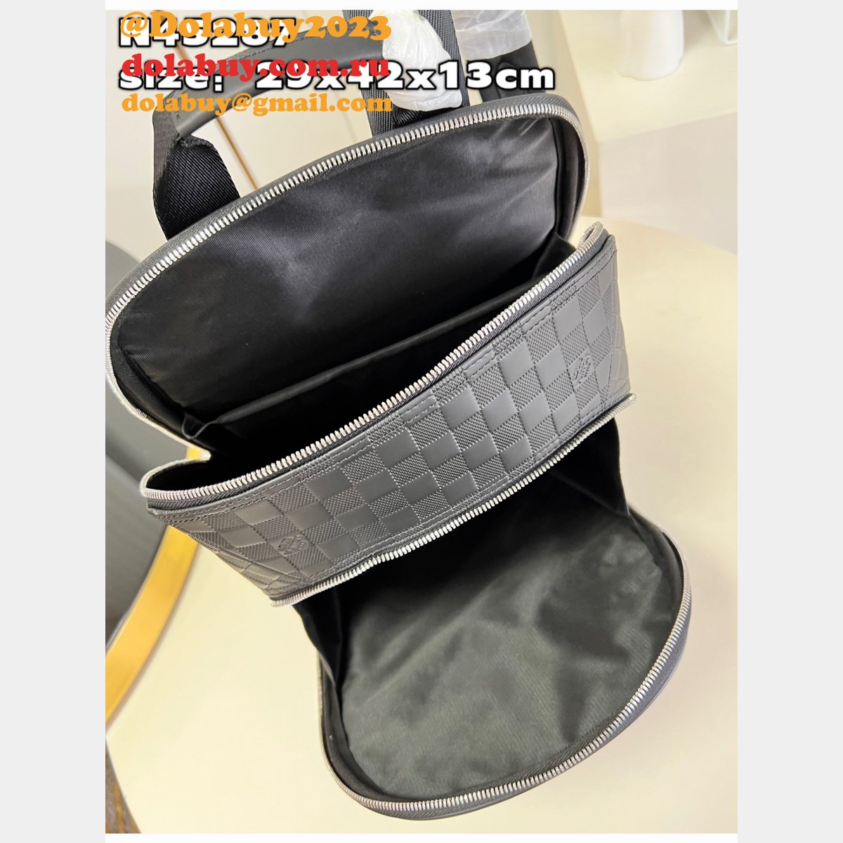 Louis Vuitton Michael Backpack Nv2 N45287 Damier Infini Designer Bag