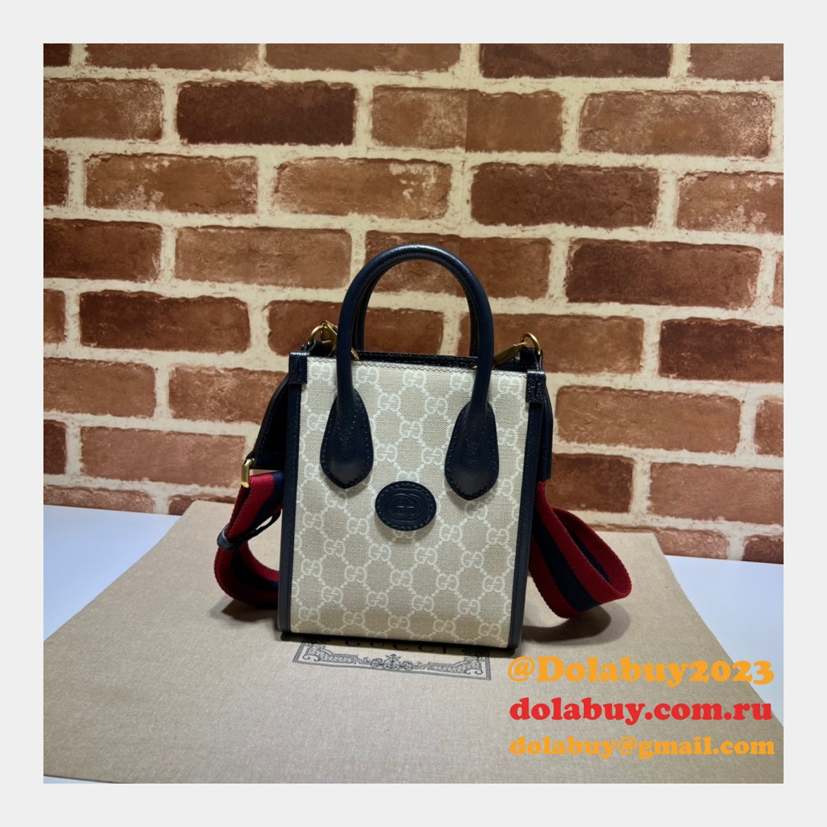 Cheap Gucci Jumbo GG 699406 Tote Replicas Bag From China