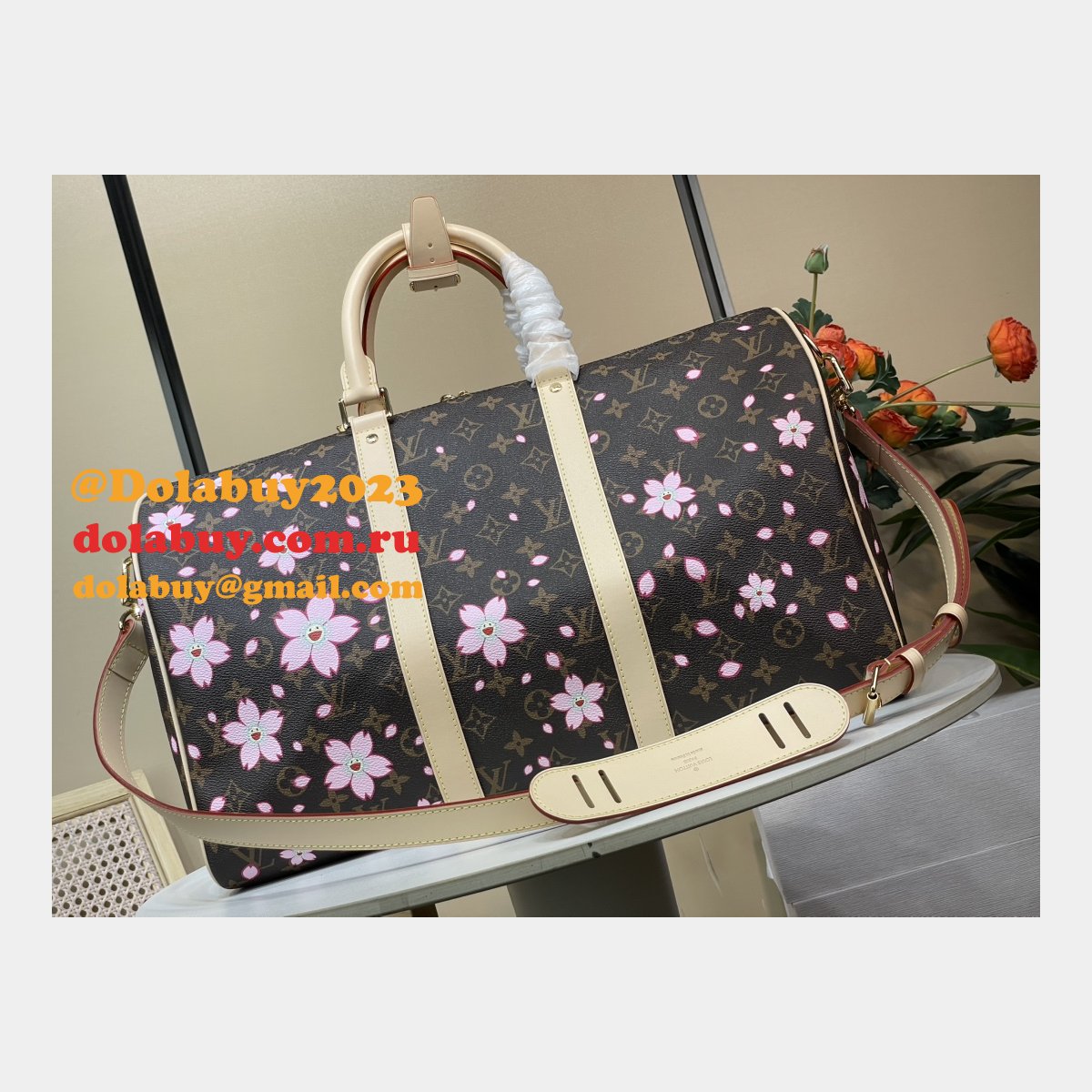 Louis Vuitton LV x TM Keepall Bandoulière 45 M13752 Inspired Bag