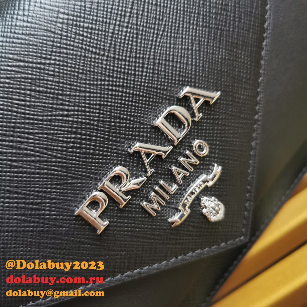 Saffiano Prada 1BP020 Luxury Envelope Replica High Quality Bag