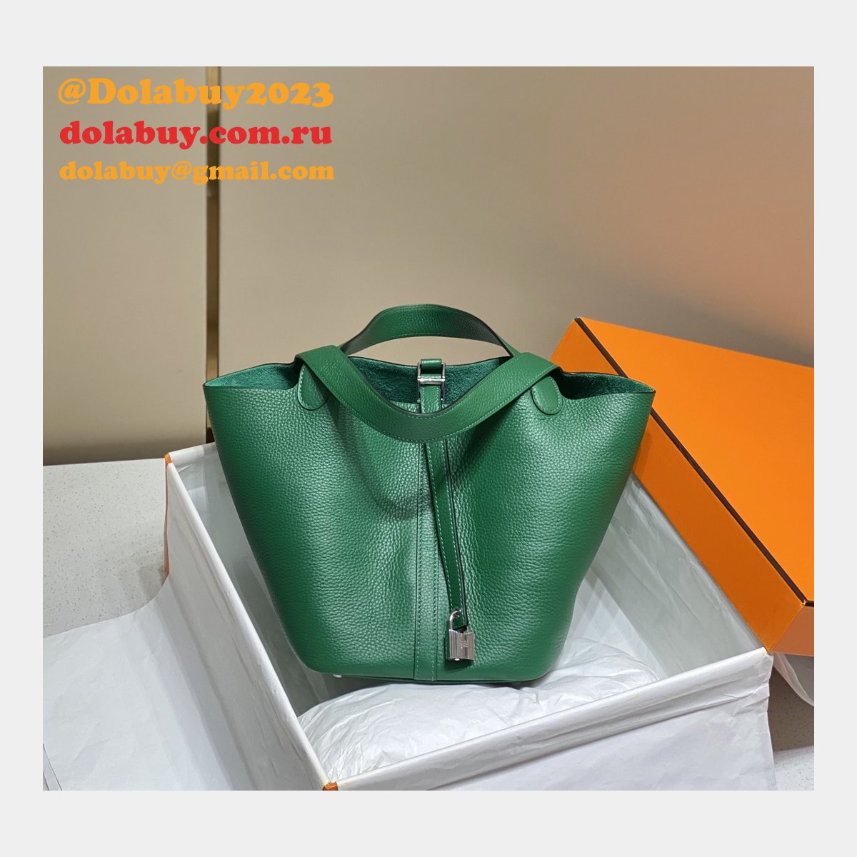 Designer Hermes Picotin Bags 18/22CM Silver Replica Best Online