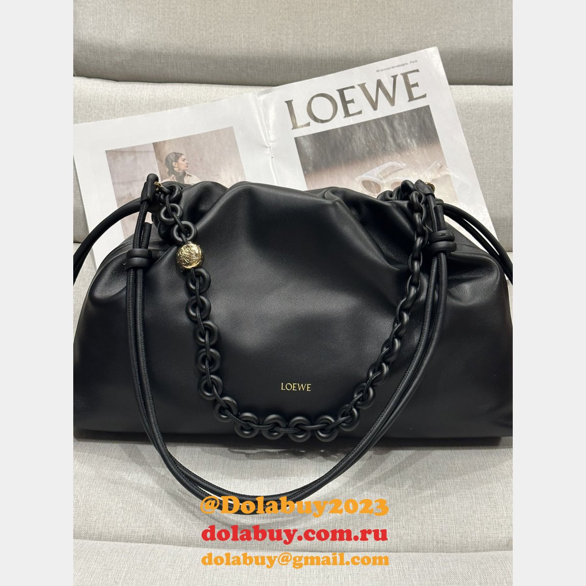 Top Quality Large Flamenco Purse In Mellow Nappa Lambskin