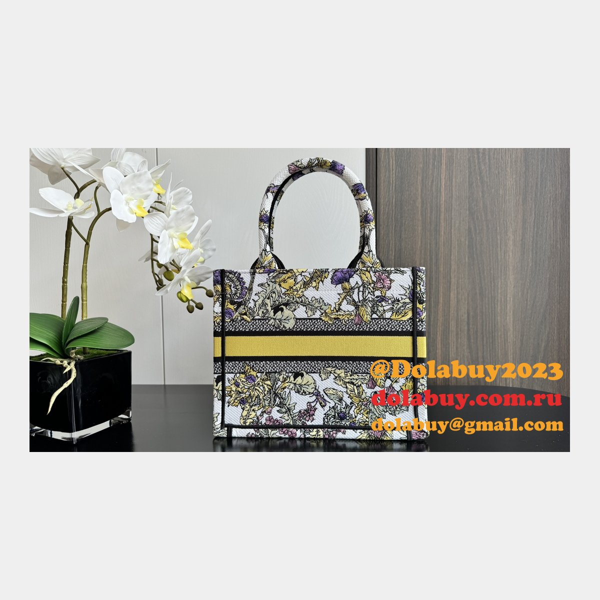 Christian Dior Inspired 7 Star CD Book Tote Bags