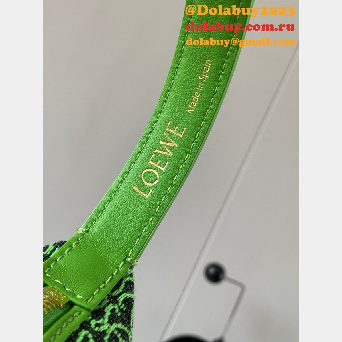 Top Quality LOEWE Cubi Anagram leather-trimmed tote 21cm/35cm