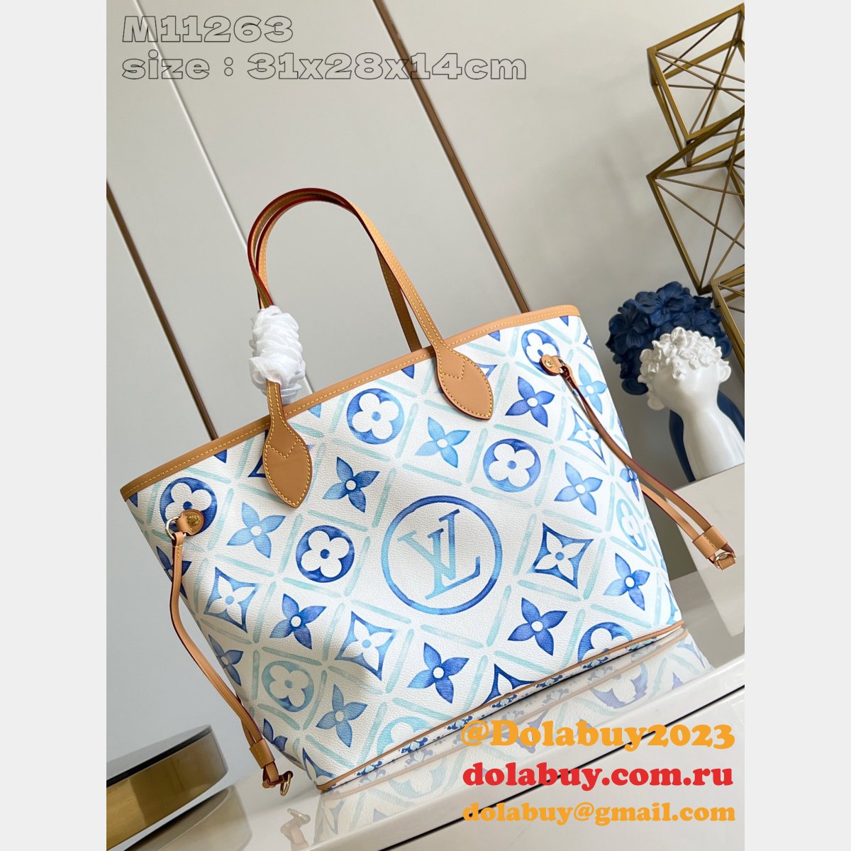 Neverfull Duplicate M25317/M11263 Louis Vuitton Totes Dolabuy Replica Bag