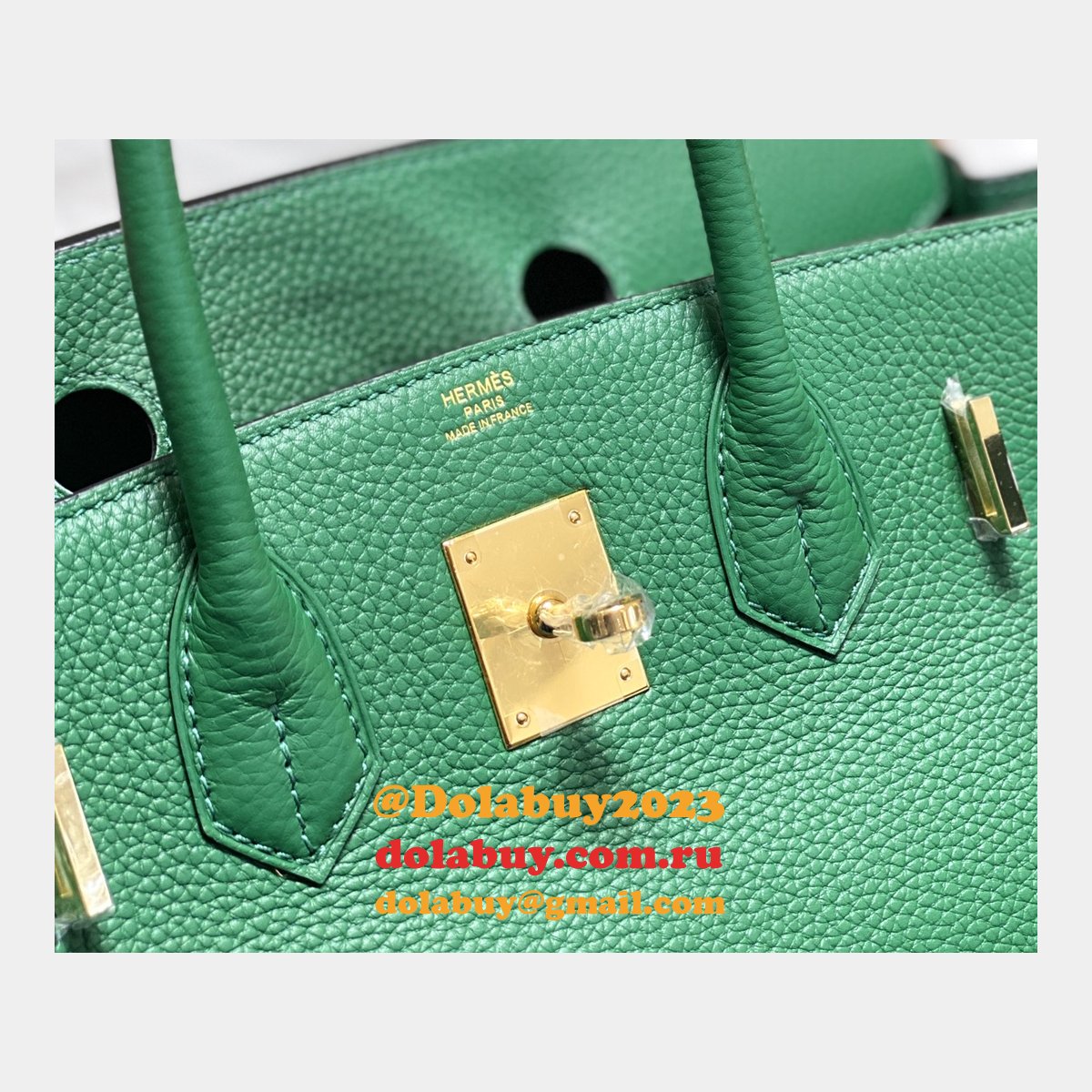 HERMES BIRKIN 25CM HALF HUMAN HANDMADE STICHING