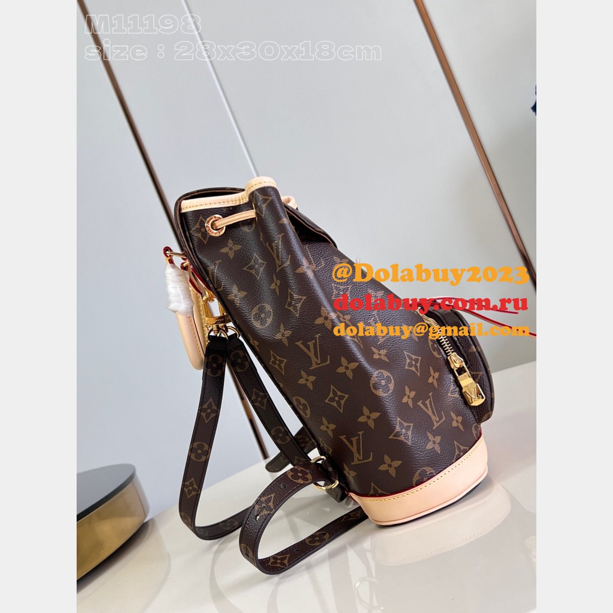 Louis Vuitton Designer Montsouris PM Monogram M11198 Top Quality Bag