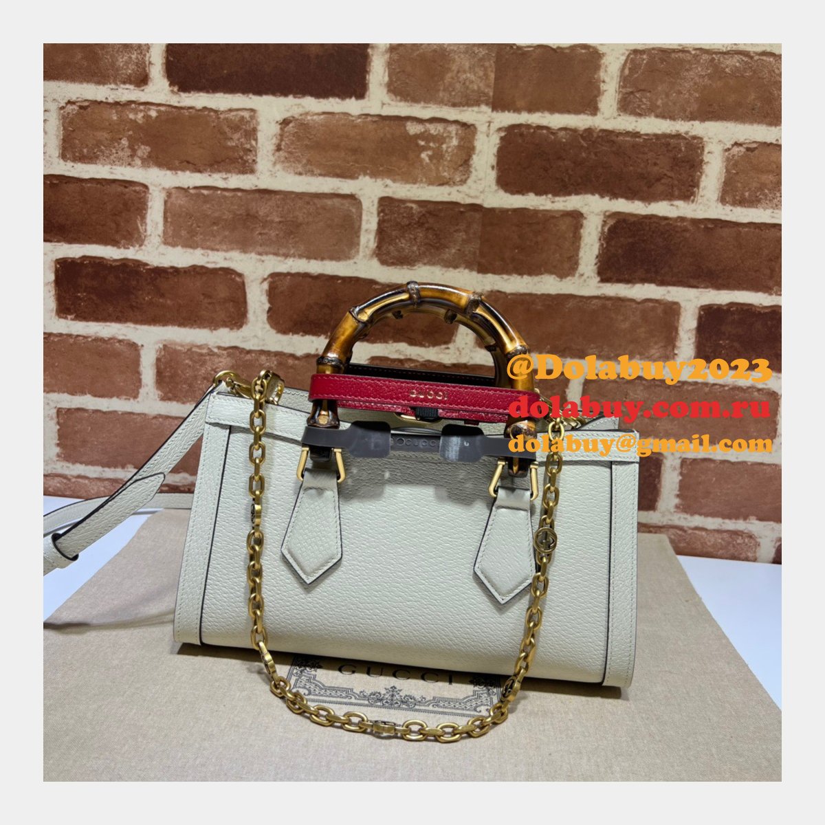 G*u*i diana replica 735153 small shoulder 1:1 mirror bag