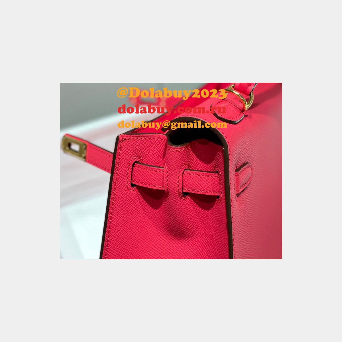 High Quality Replica Hermes Epsom Kelly 19/25/28CM Red Bag For Sale