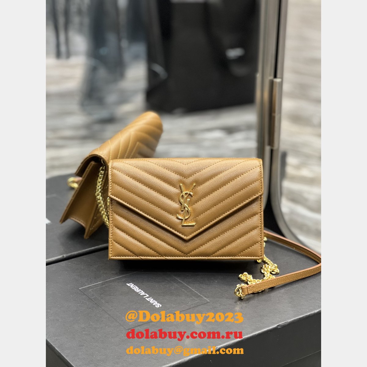 Replica YSL Saint Laurent Monogram 393953 Woc Wallet Fashion Bag