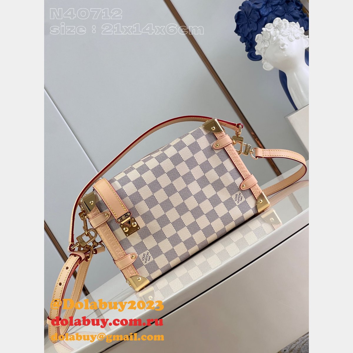 Wholesale Louis Vuitton N40712 Side Trunk MM Top Quality Bag