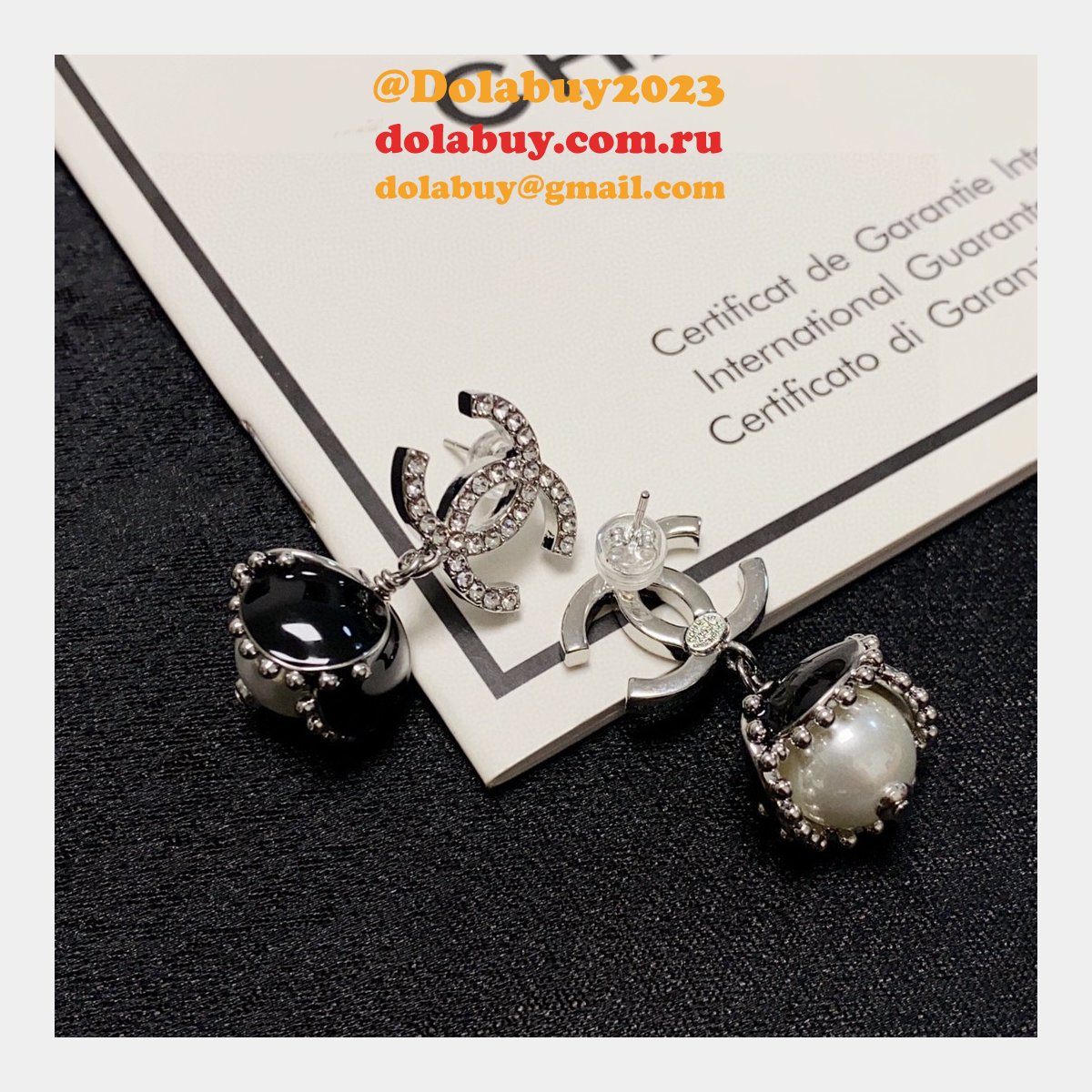 Top Quality CC earings new style 2024