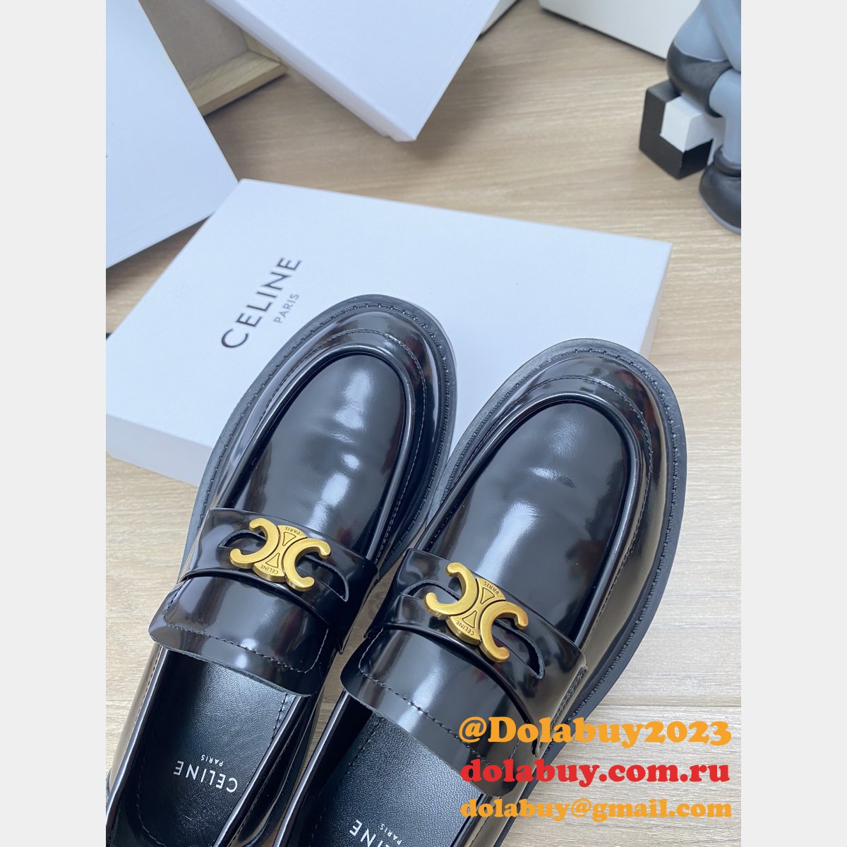 Luxury Top Quality Celine loafer shoes
