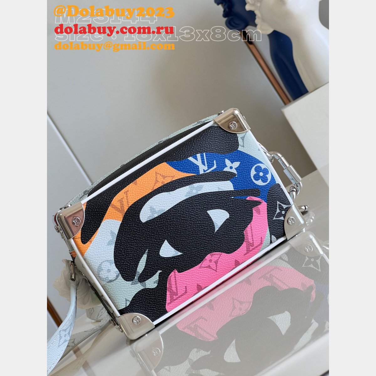 AAA+ Louis Vuitton 1:1 Mirror Soft Trunk Monogram M23144 Men Bag