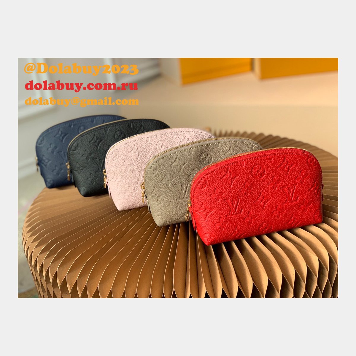 Louis Vuitton Fake M47515 Designer Makeup Bag Cosmetic Pouch