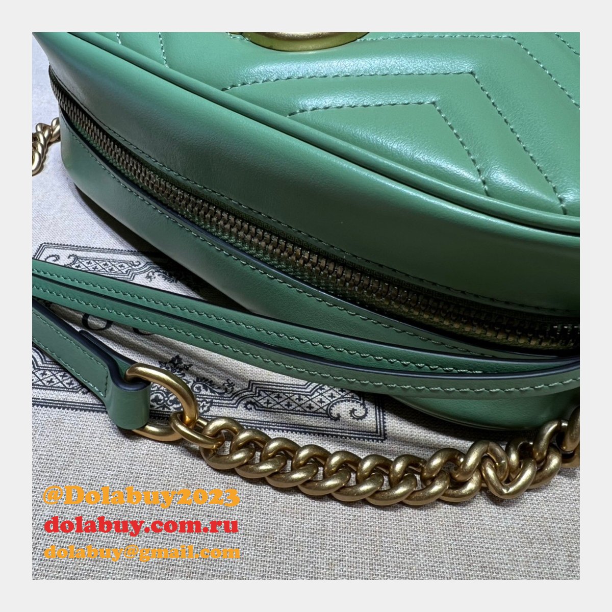 designer G*u*i leather gg marmont top 447632 matelassé shoulder bag