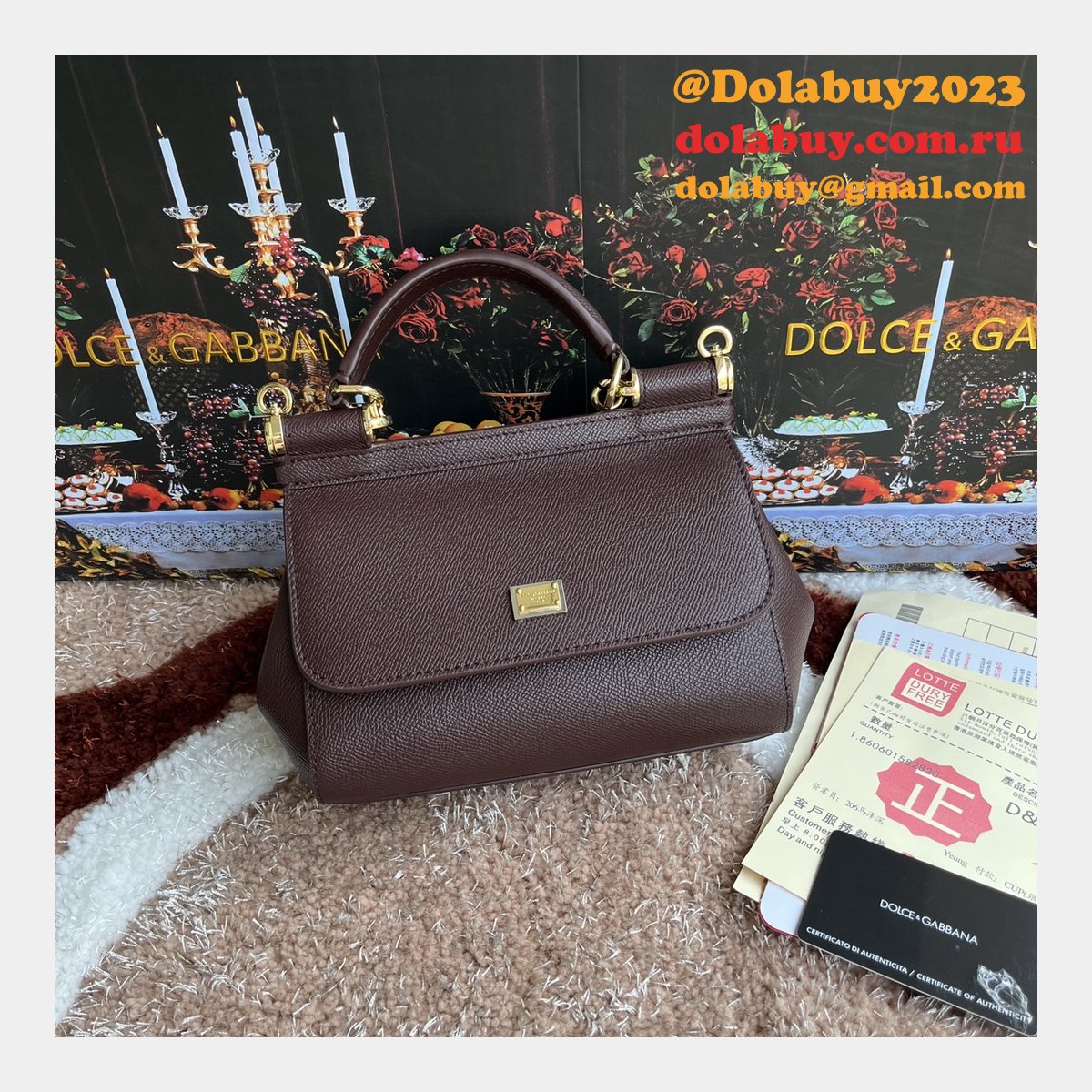Dolce & Gabbana High Quality Replica 4135 Sicily Bag