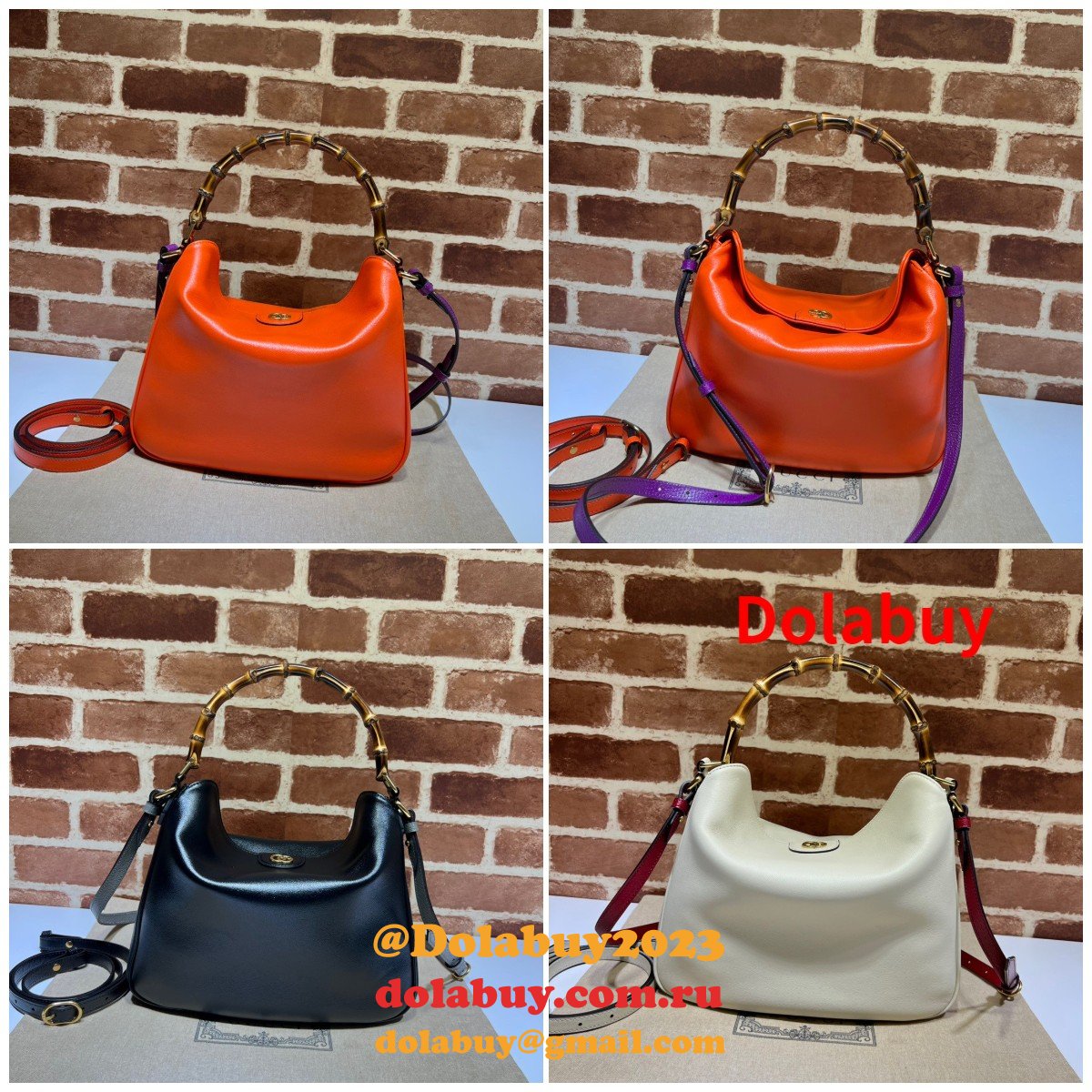 Gucci 746124 Fake Diana 1:1 Mirror Shoulder Fashion Bag