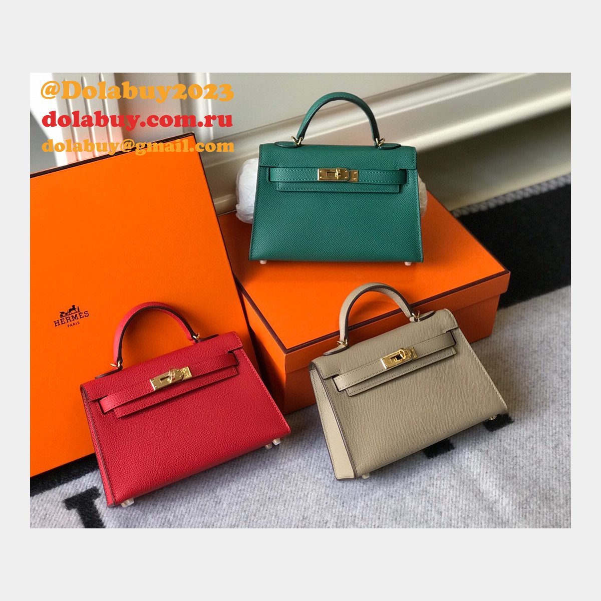 Buy Designer Best Replica Hermes Kelly 19CM Mini Bags Online