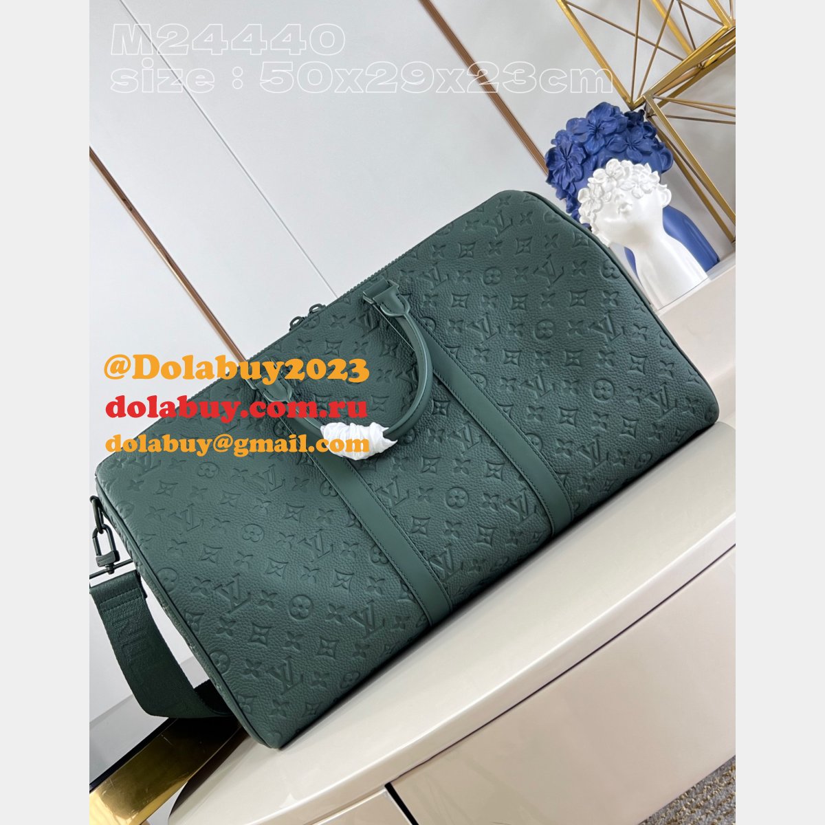 Best Fashion Luxury Keepall Bandoulière 50 LV M24440 Replica Handbags