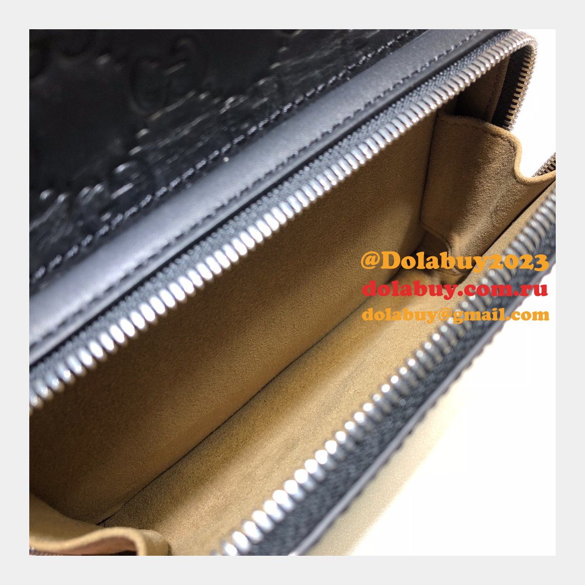 G*u*i signature leather backpack 450967 best replica designer bag