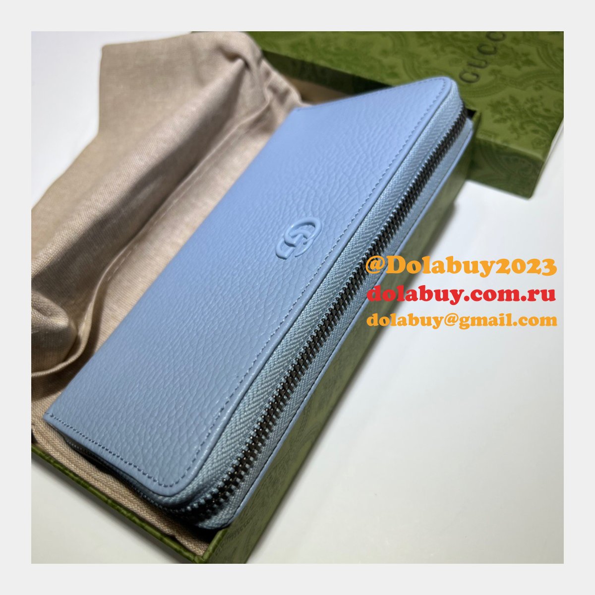 perfect and convincing G*u*i wallets replica 456117