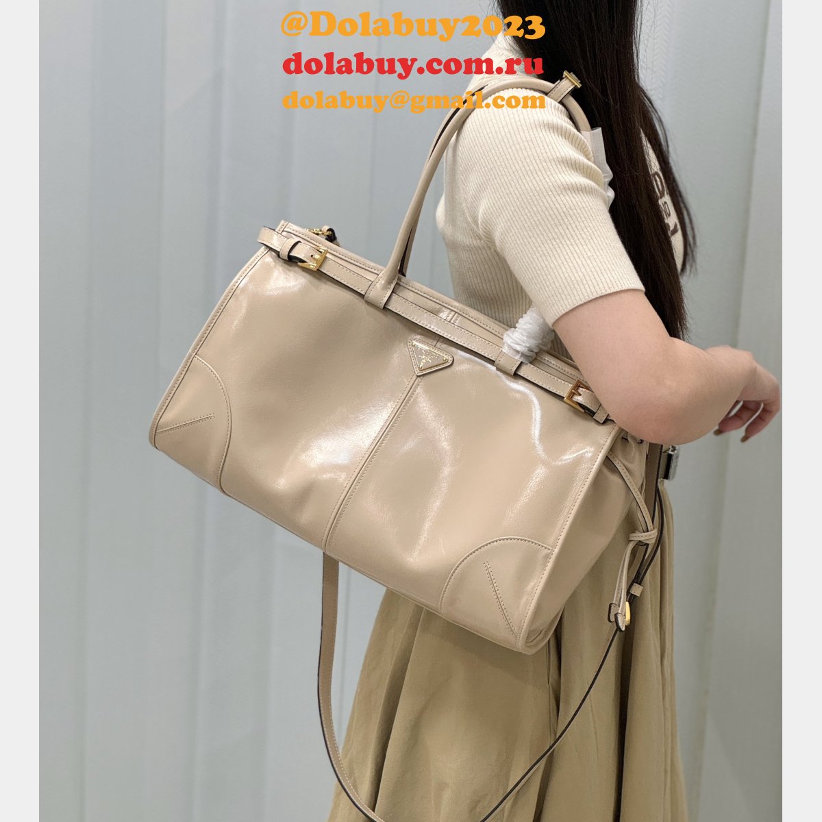 DUPLICATE SOFT LUX PRADA 2024 1BA426/1BA433 HANDBAGS