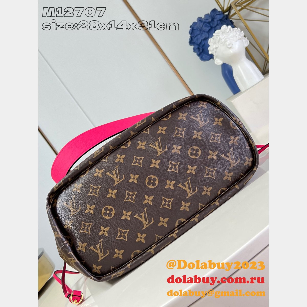 Louis Vuitton Neverfull Bandouliére Wholesale M12707 Bag