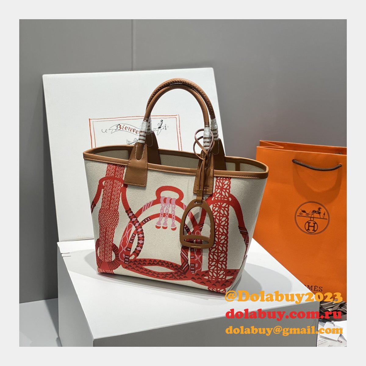 Designer Fashion Hermes Steeple 28 Tote Bag