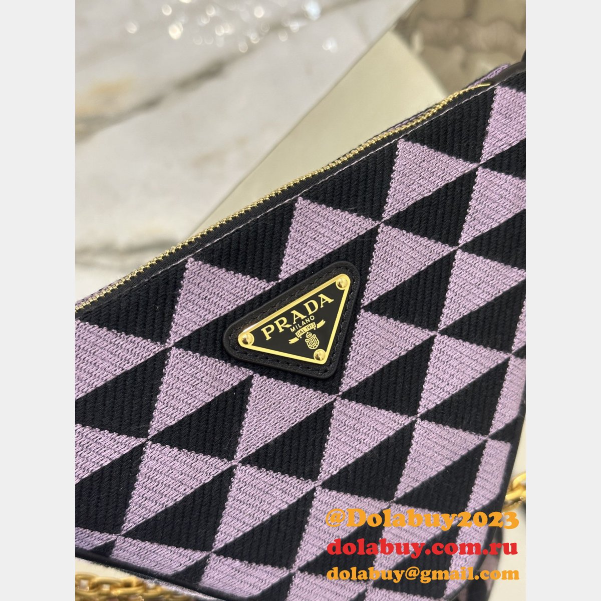 Replica Prada Triangle 1:1 Mirror Mario 1BC176 Bags