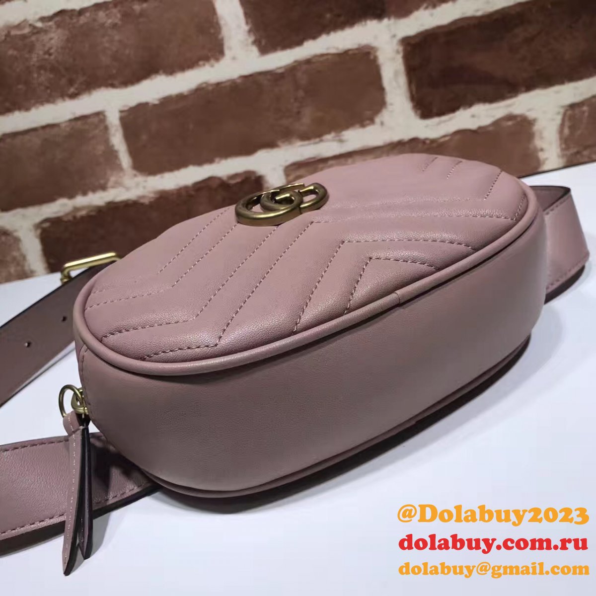 best 476434 G*u*i gg marmont matelassé leather belt bag