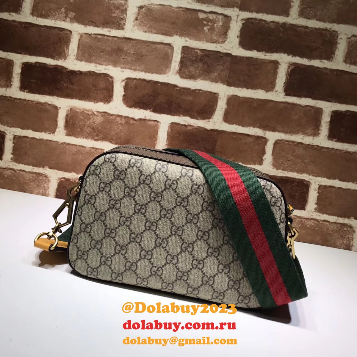 top quality G*u*i replica neo vintage gg supreme messenger 476466 bag