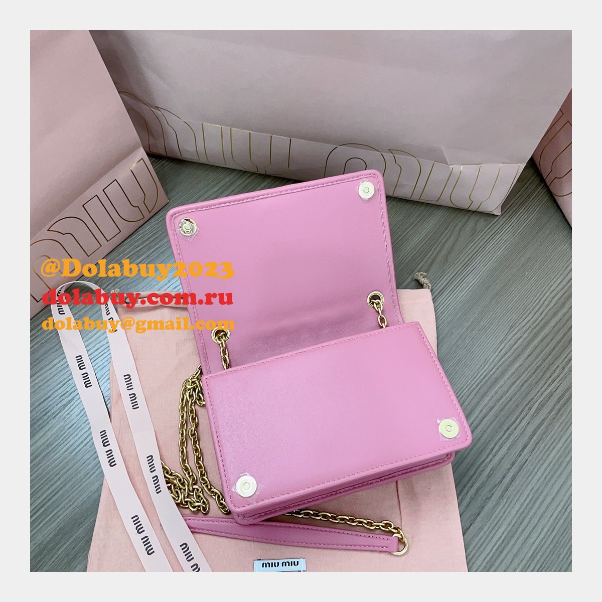 Copy High Quality 5BP065 Replica Miu Miu Matelasse Bags