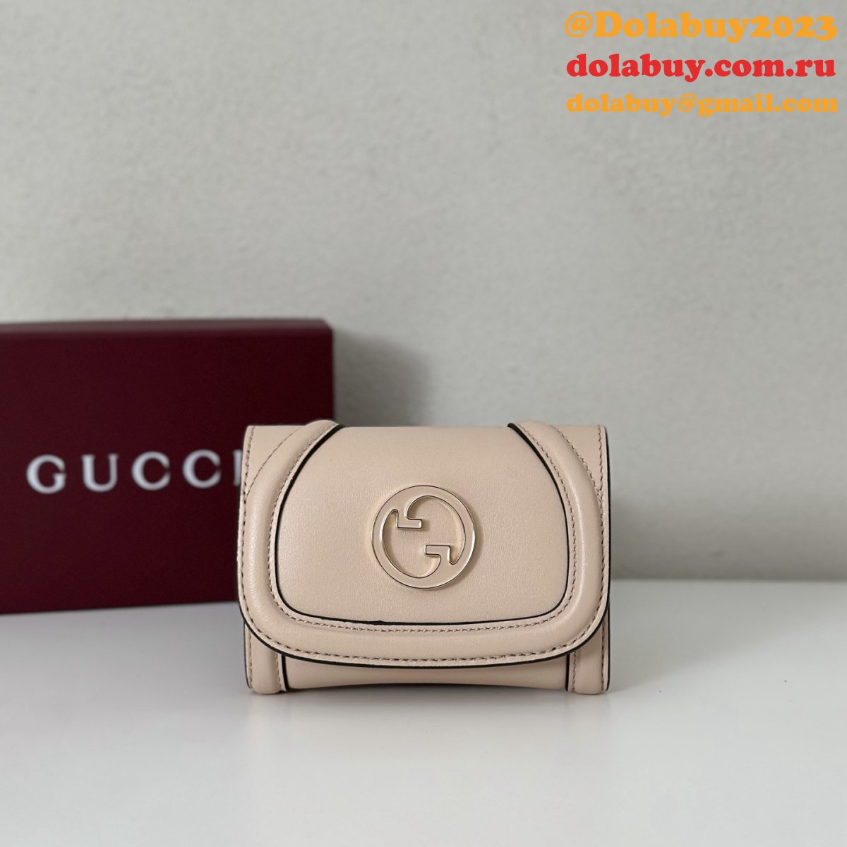 G*u*i wholesale 818795 blondie card case leather wallets