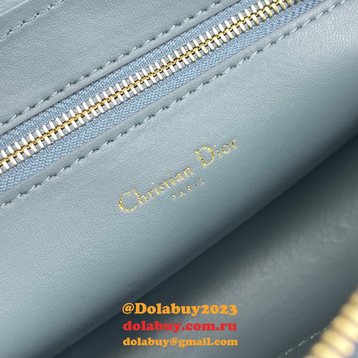 High Quality Dior Caro Bag Brown Supple Cannage Calfskin